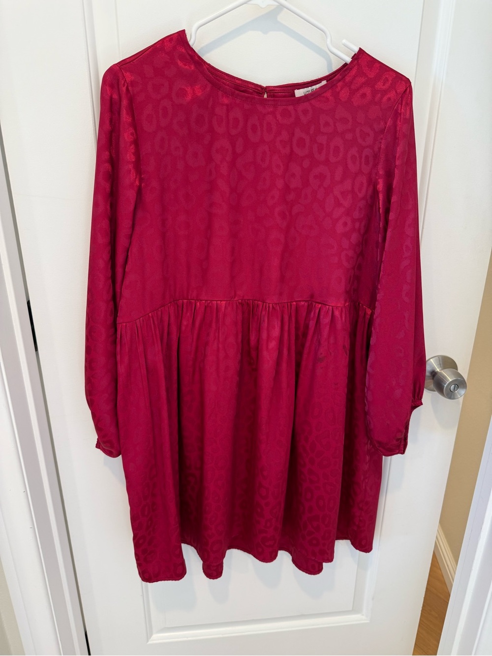 Umgee Ruby Red Long Sleeve Women’s Dress
